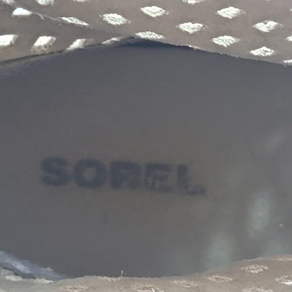 Sorel Major Pull On Tan Leather Boots Women's Size 8 - Picture 12 of 12